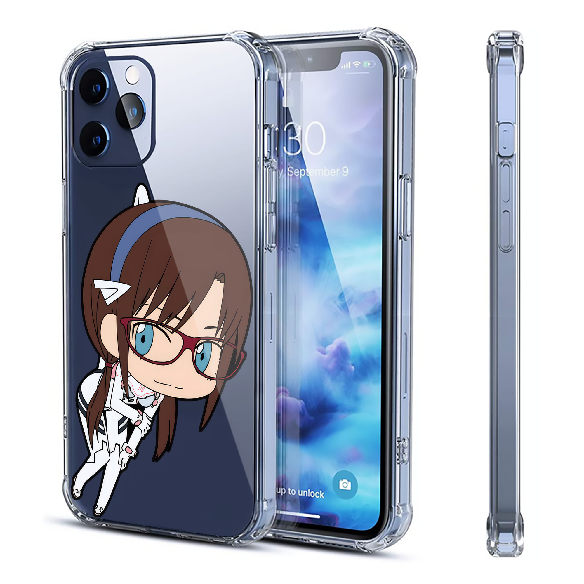 （画像用） EVA 新世紀エヴァンゲリオン 【iPhone 12シリーズ対応】透明スマホケース（クリアソフトケース）